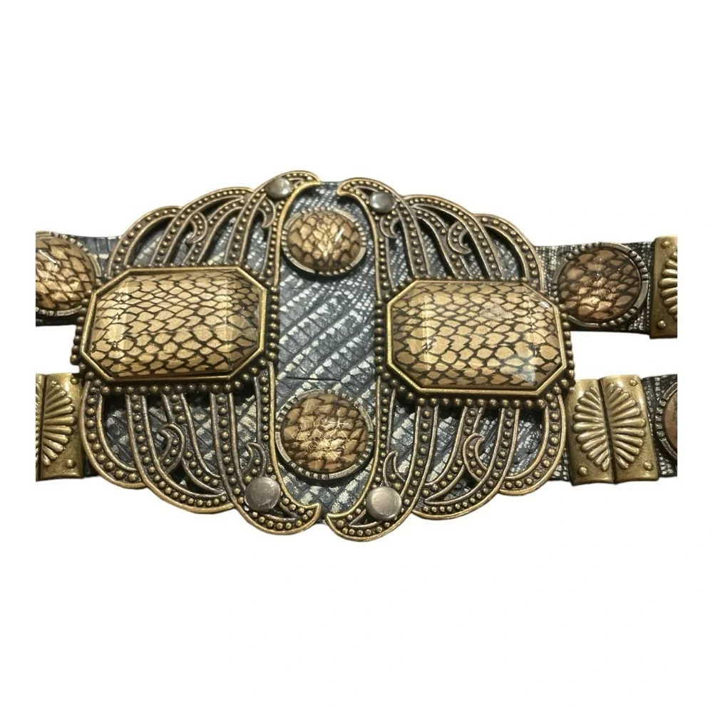 Leatherock by Nina Arjani Designs Vintage 80’s handcrafted design. EE